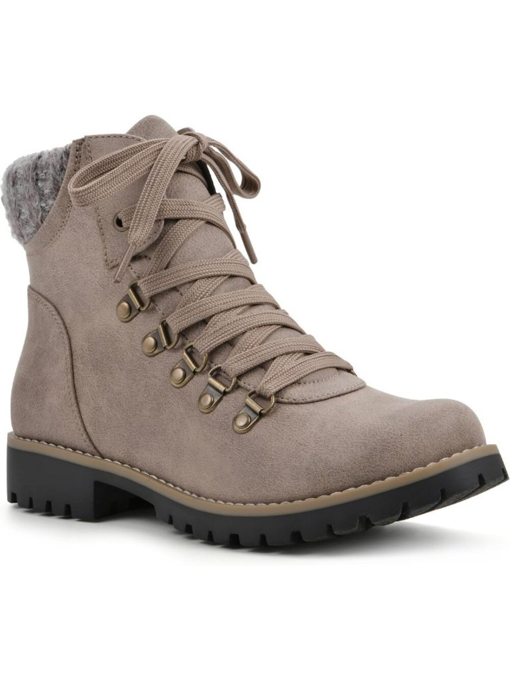 Lugged Lace-Up Ankle Booties for Women | Stylish & Comfortable Casual Footwear